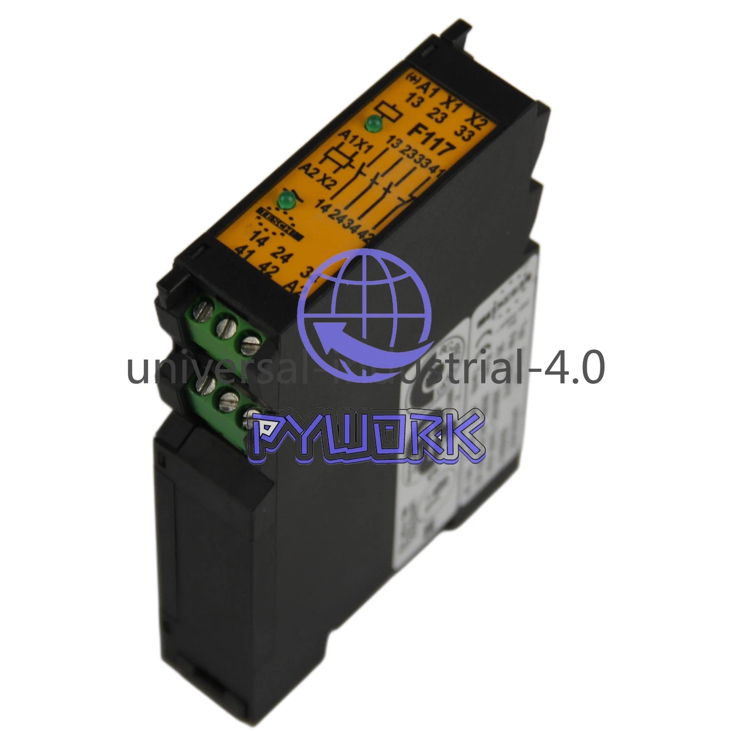 1PC TESCH Type F117X01 24VAC NO.07400015 Safety Relay 50/60Hz
