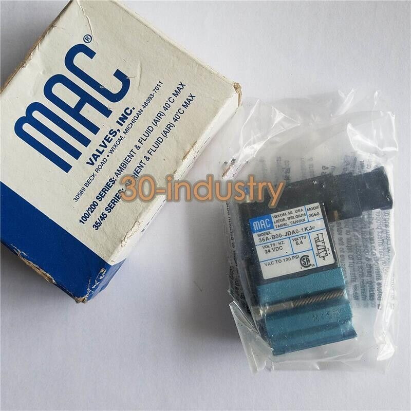 Solenoid Valve 36A-B00-JDA0-1KJ - New in Box, 1PCS - PLC-INDUSTRY-TOOLS