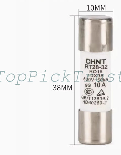 10 PCS Core RT28-32 10*38mm 10A Fuse