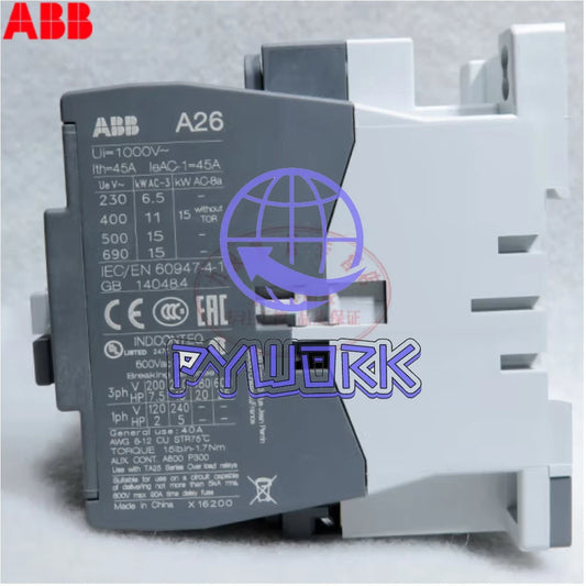 ABB AC Contactor A26-30-10 A26-30-01 Coil Voltages 24V 48V 110V 220V 380V 26AMP