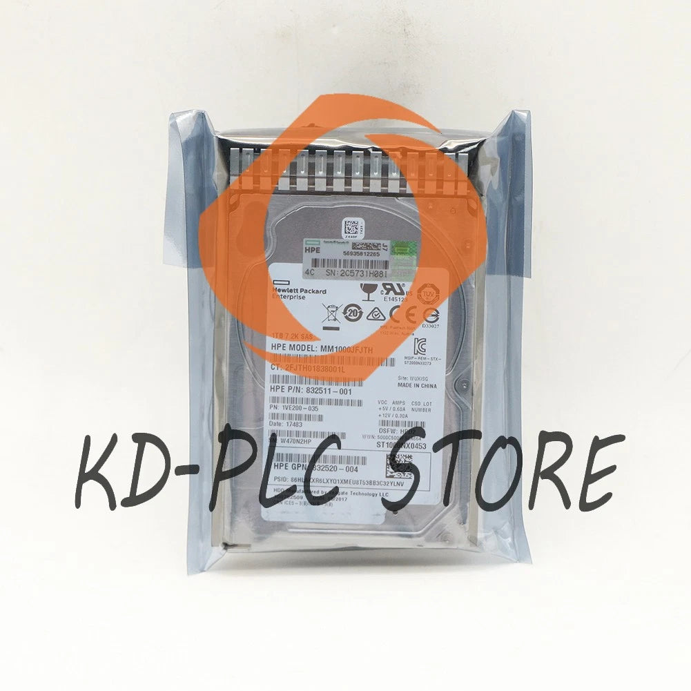 HPE 832984-001 832514-B21 1TB 7.2K 12G SFF 2.5 SAS SC HDD G9 G8 1PCS