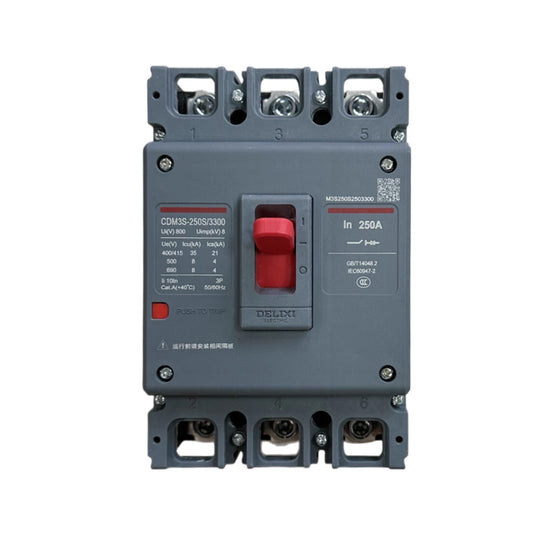 Delixi CDM3S-250S Series Circuit Breaker CDM3S-250S/3300 CDM3S-250S/4300