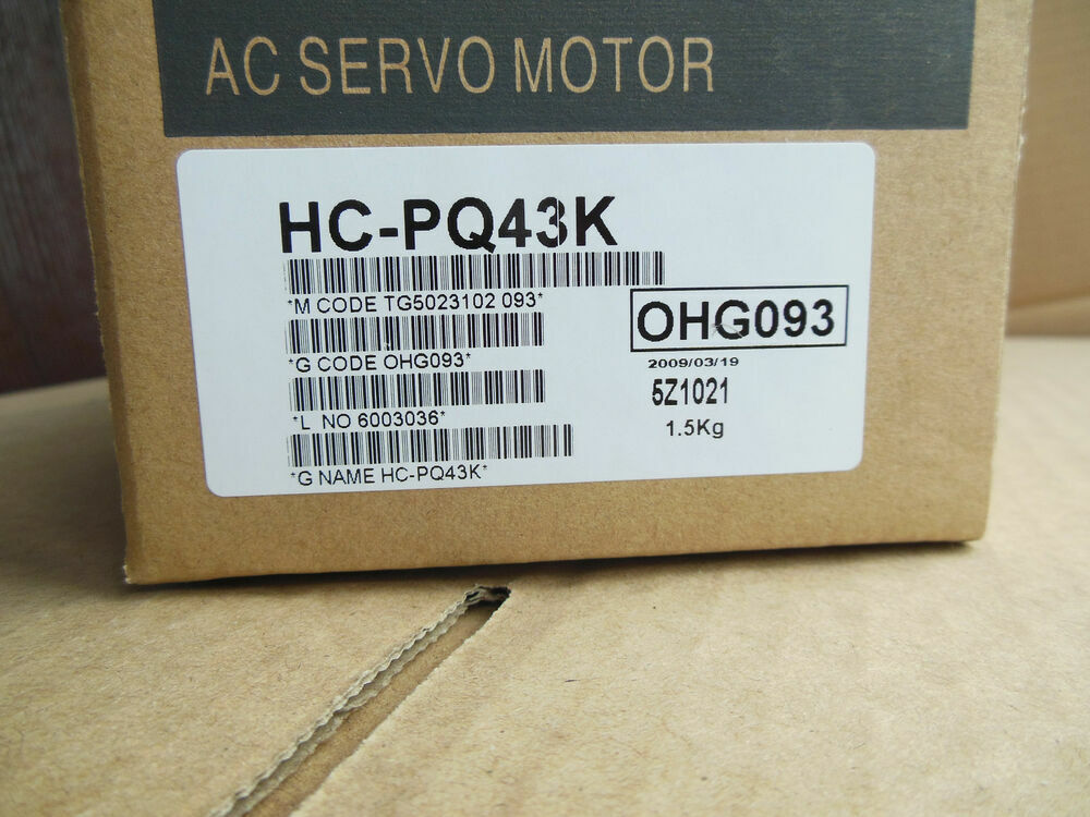 new MITSUBISHI HC-PQ43K SERVO MOTOR HCPQ43K IN BOX PING - MITSUBISHI