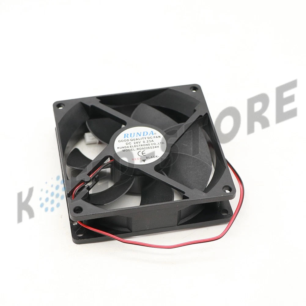 1PCS RUNDA Fan RD9225S24H DC24V 0.23A 9225 9CM 2 Wire Cooling Fan