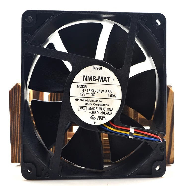 NMB 4715KL-04W-B86 12038 DC12V 2.5A 12CM 4-Wire Inverter Cooling Fan