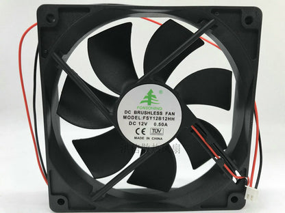 FONSONING 12CM 12025 FSY12B12HH DC12V 0.50A Gale volume fan