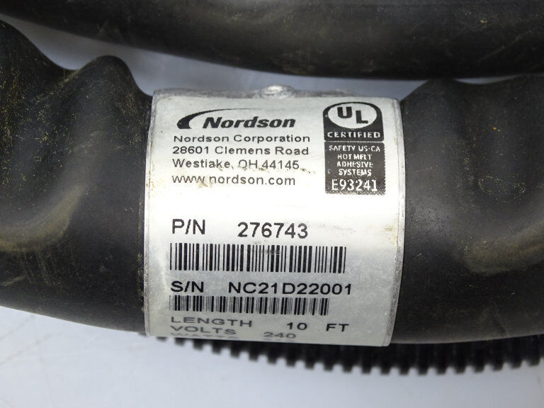 NORDSON 276743 HOSE - HOSE WITH [pressure range] [temperature range] [other features] - NORDSON