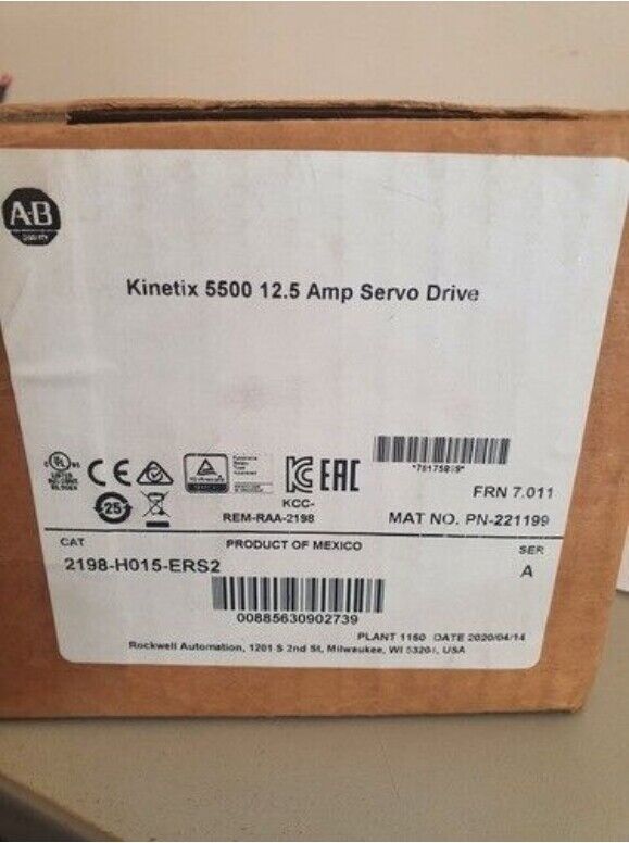 Kinetix 5500 Servo Drive Allen Bradley 2198-H015-ERS2 - ALLEN BRADLEY