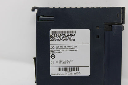 used GE Fanuc IC694MDL645A Input Module *No Door - GE FANUC