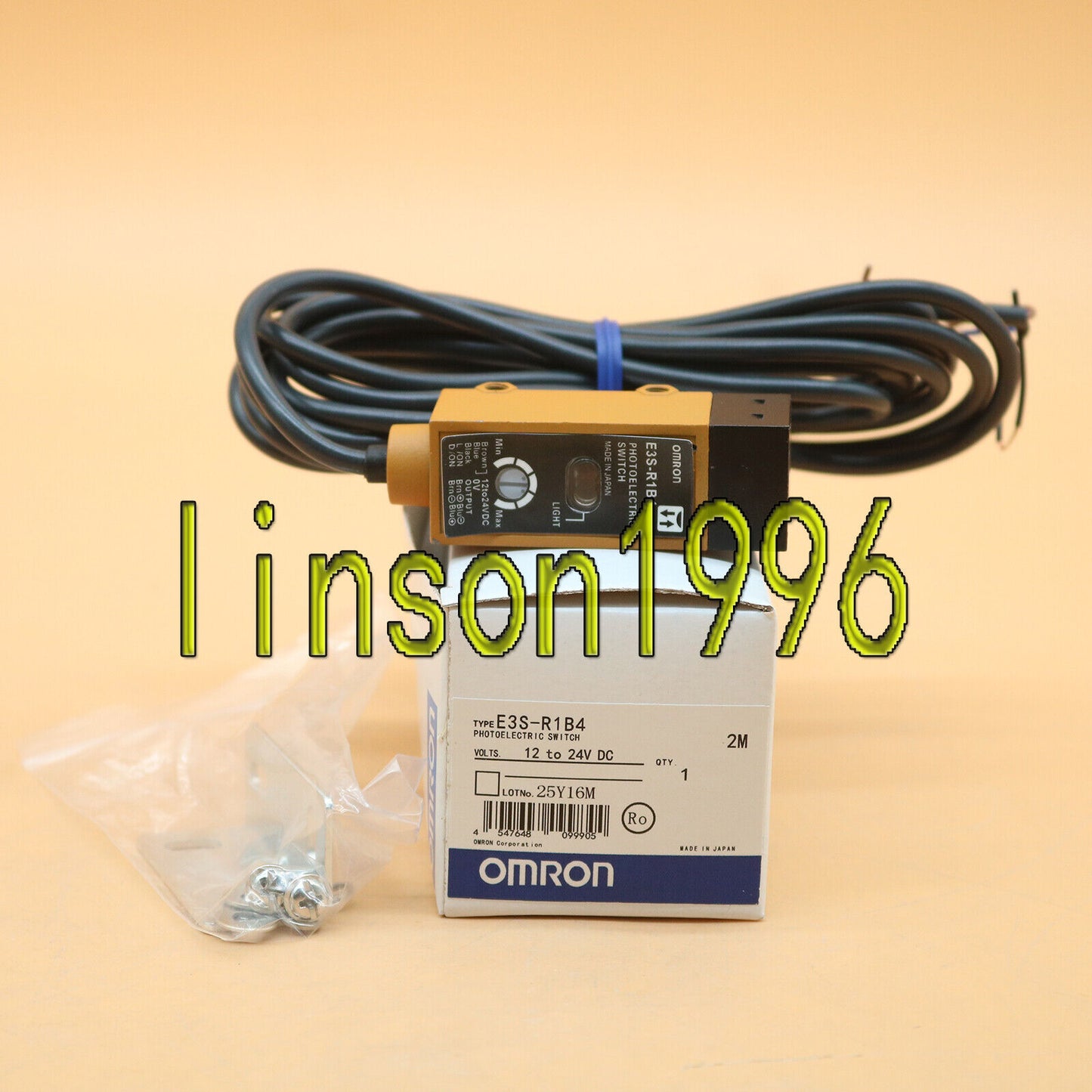 Omron Photoelectric Switch E3S-R1B4 12-24VDC - OMRON