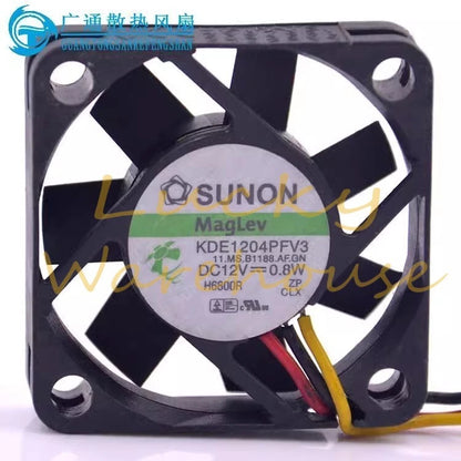 SUNON KDE1204PFV3 4010 DC12V 0.8W 4CM 3-Wire Cooling Fan