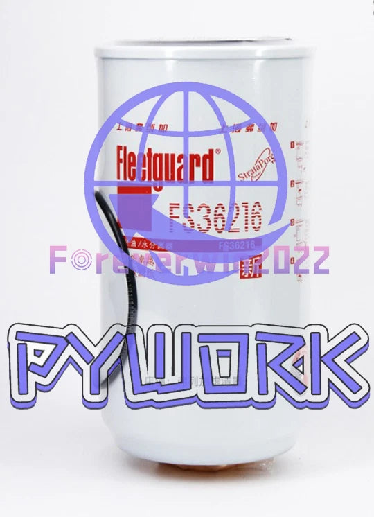 1Pcs FOR FS36216 for 53C0574 loader diesel filter + water collection cup