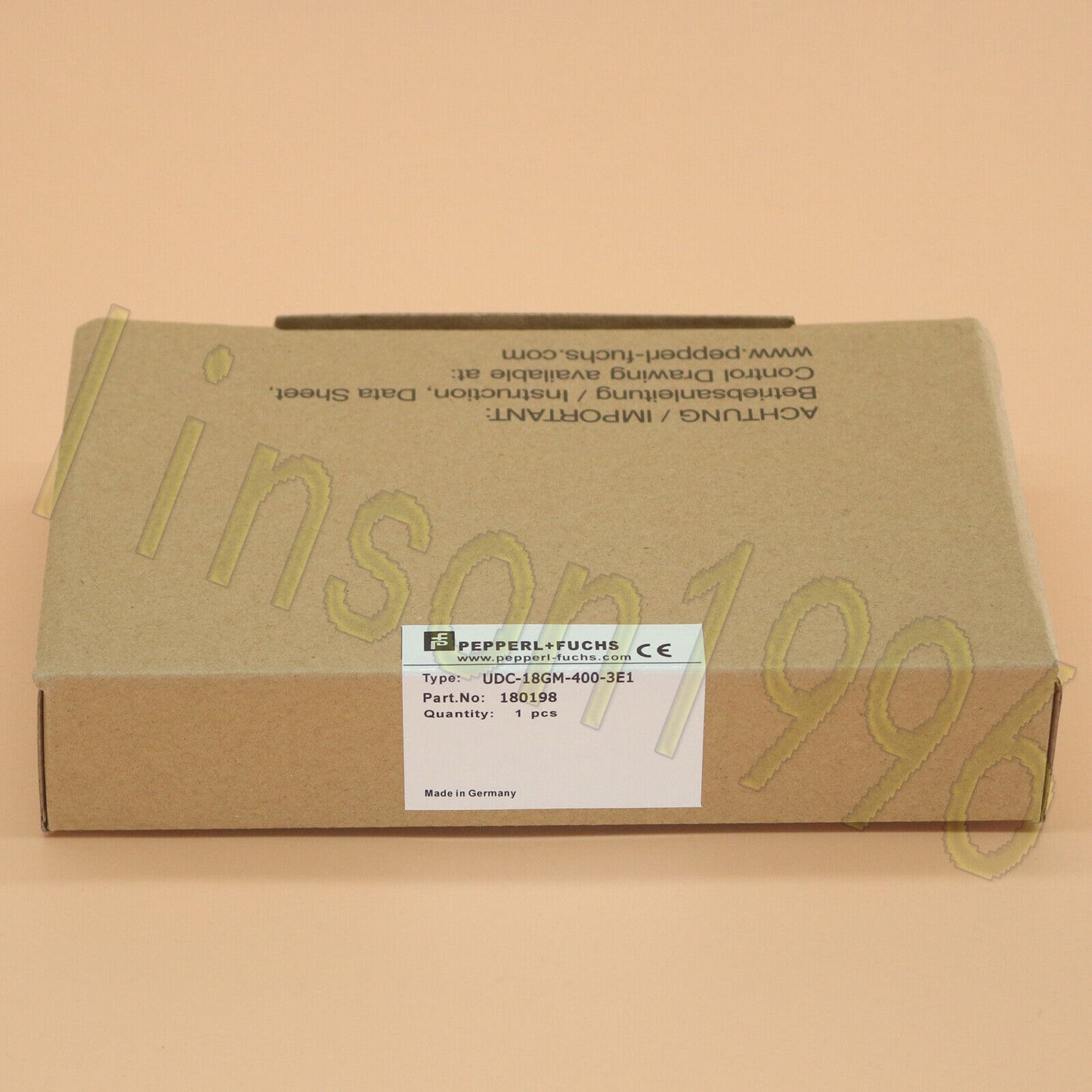 new Pepperl+Fuchs UDC-18GM-400-3E1 Ultrasonic Double Sheet Sensor - PEPPERL