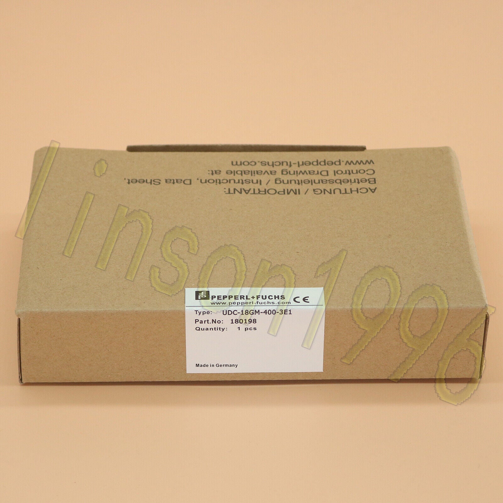 new Pepperl+Fuchs UDC-18GM-400-3E1 Ultrasonic Double Sheet Sensor - PEPPERL