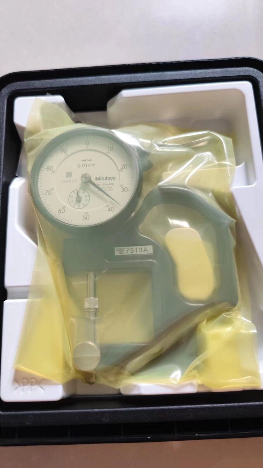 Mitutoyo 7313A Dial Thickness Gage 0-10mm Thickness Measurement Tool - MITUTOYO