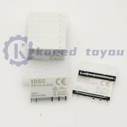 10PCS RV1H-G-D24 Electromechanical Relay 6A 24VDC 5Pins