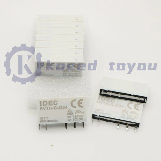 10PCS RV1H-G-D24 Electromechanical Relay 6A 24VDC 5Pins