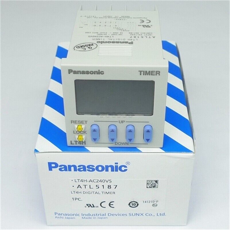 Panasonic LT4H Timer AT240V Built-in Timer 1Pcs Compact Design Timer with 240V AC Input - PANASONIC