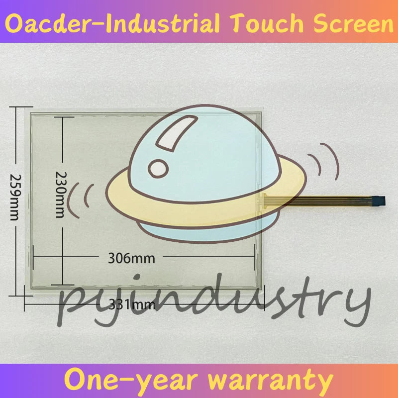 Touch Screen Panel Glass FLAT PANEL PRO 15 6AV7861-5TB10-1BA0 +Overlay Film