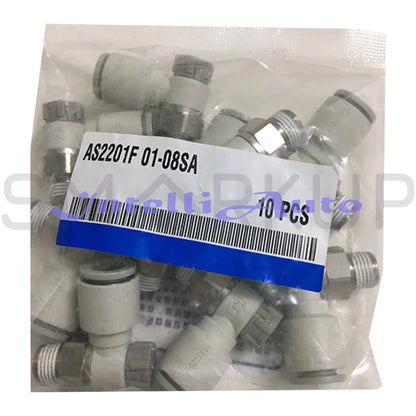 10PCS/ SMC AS2201F-01-08SA Speed Control Valve