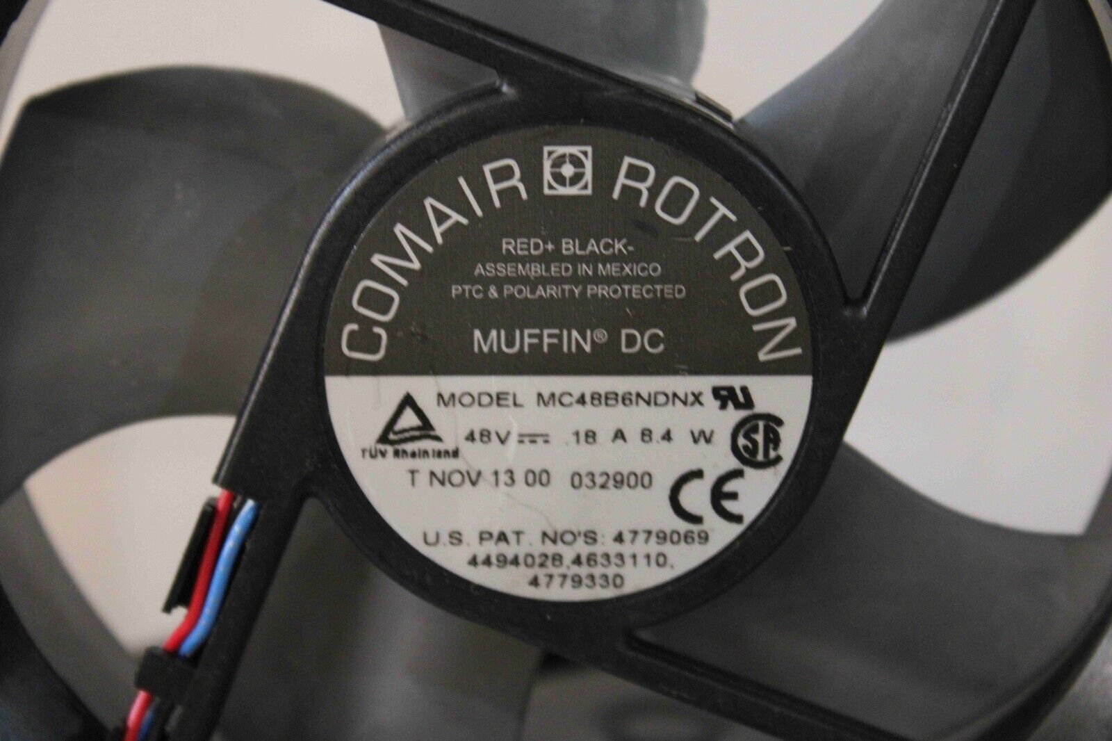 Comair Rotron MC48B6NDNX Inverter Cooling Fan 48V 0.18A 8.4W 12CM - COMAIR