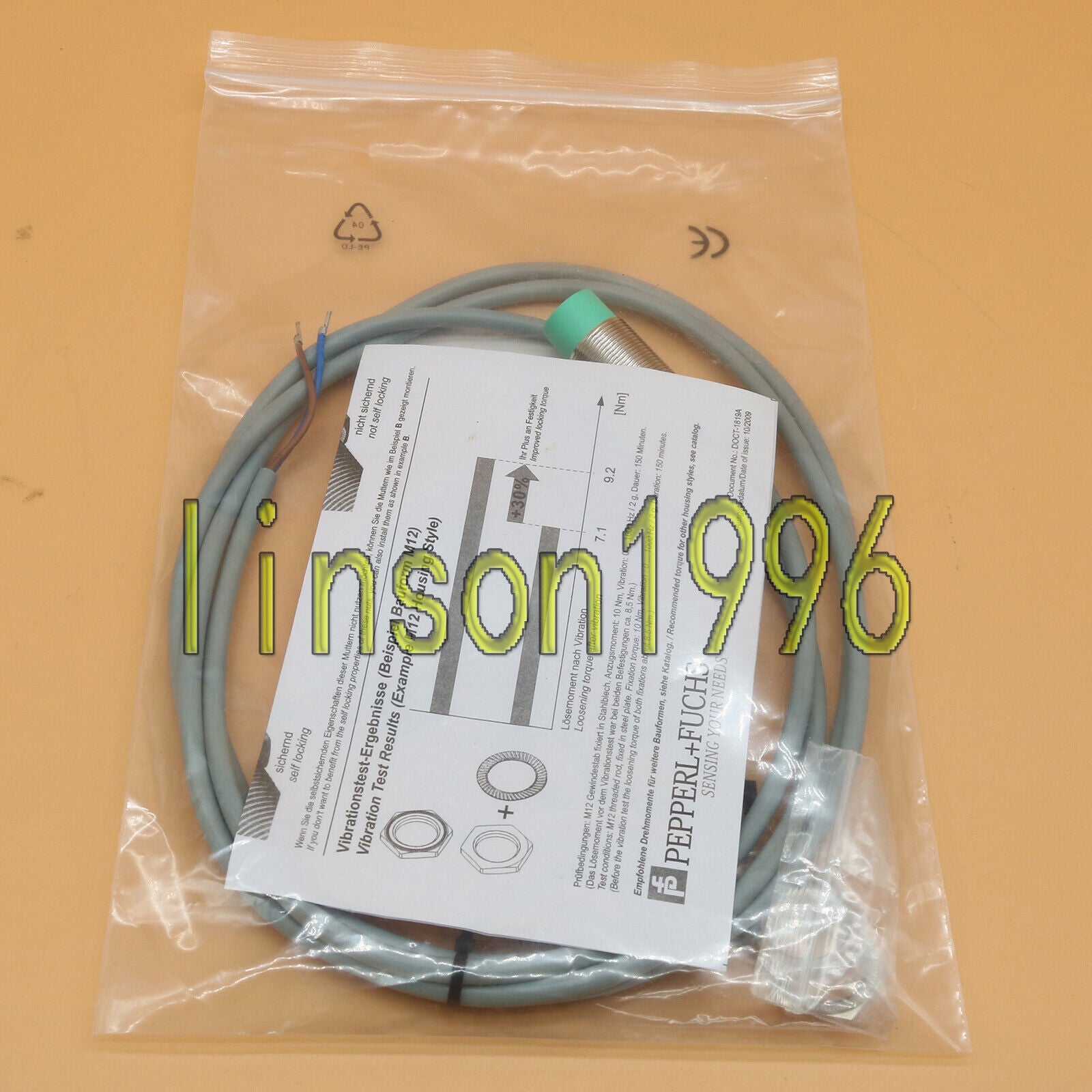 NCN8-18GM40-Z0 inductive proximity switch sensor for Pepperl+Fuchs - PEPPERL+FUCHS