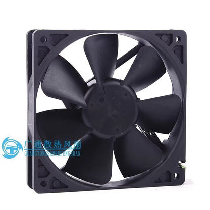 Delta WFB1212HH 12025 DC12V 0.68A 12CM 3-Wire High Airflow Dual Ball Fan
