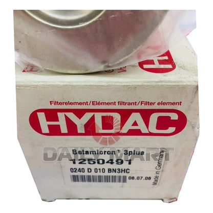 HYDAC 1250491 0240D010ON Filter Element