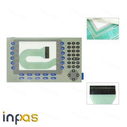 FOR 2711P-B7C4D1 2711P-B7C4D2 Touch screen glass with Membrane keypad
