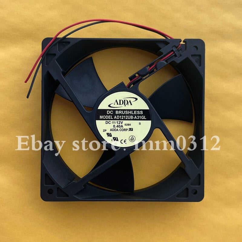 ADDA AD1212UB-A31GL 12025 DC12V 0.40A 120*25MM 2-Wire Cooling Fan