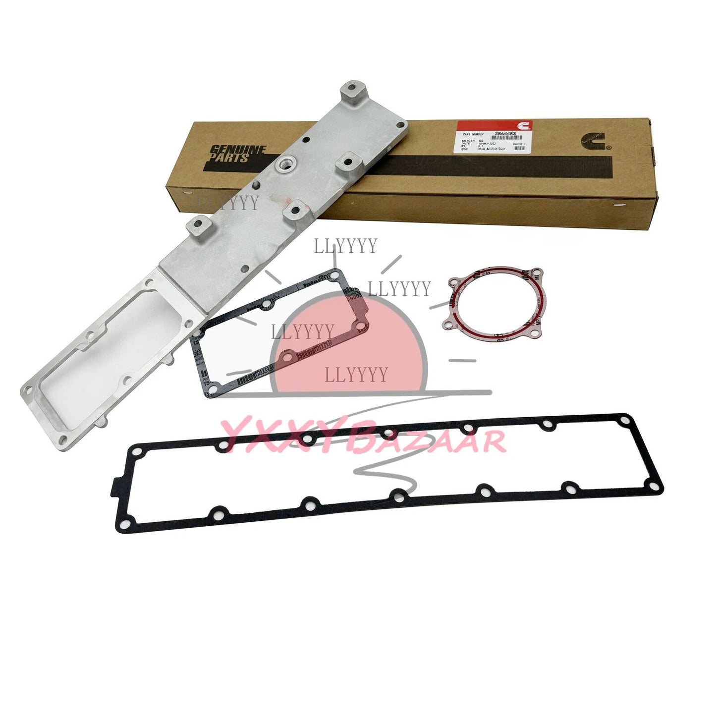 Cummins Intake Manifold Plenum Grid Heater Plate For 6.7L Dodge RAM 2500 3500