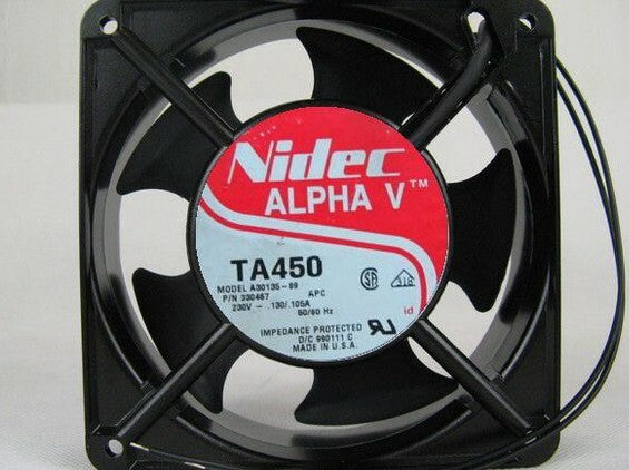 1pcs  Nidec A30135-89 230V 0.130A 12038 120mm 2-wire DC cooling fan