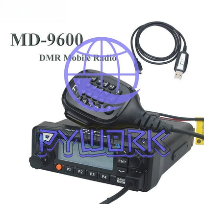 TYT MD-9600 DMR Mobile Radio UHF/VHF Dual Band 50Watt 1000CH 136-174&400-480MHz