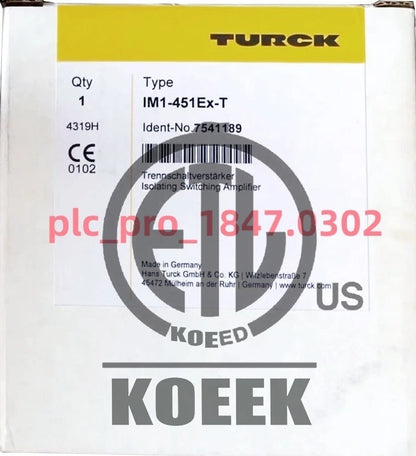 IM1-451EX-T 1PCS TURCK IM1-451EX-T Safety Relay Fast delivery #k