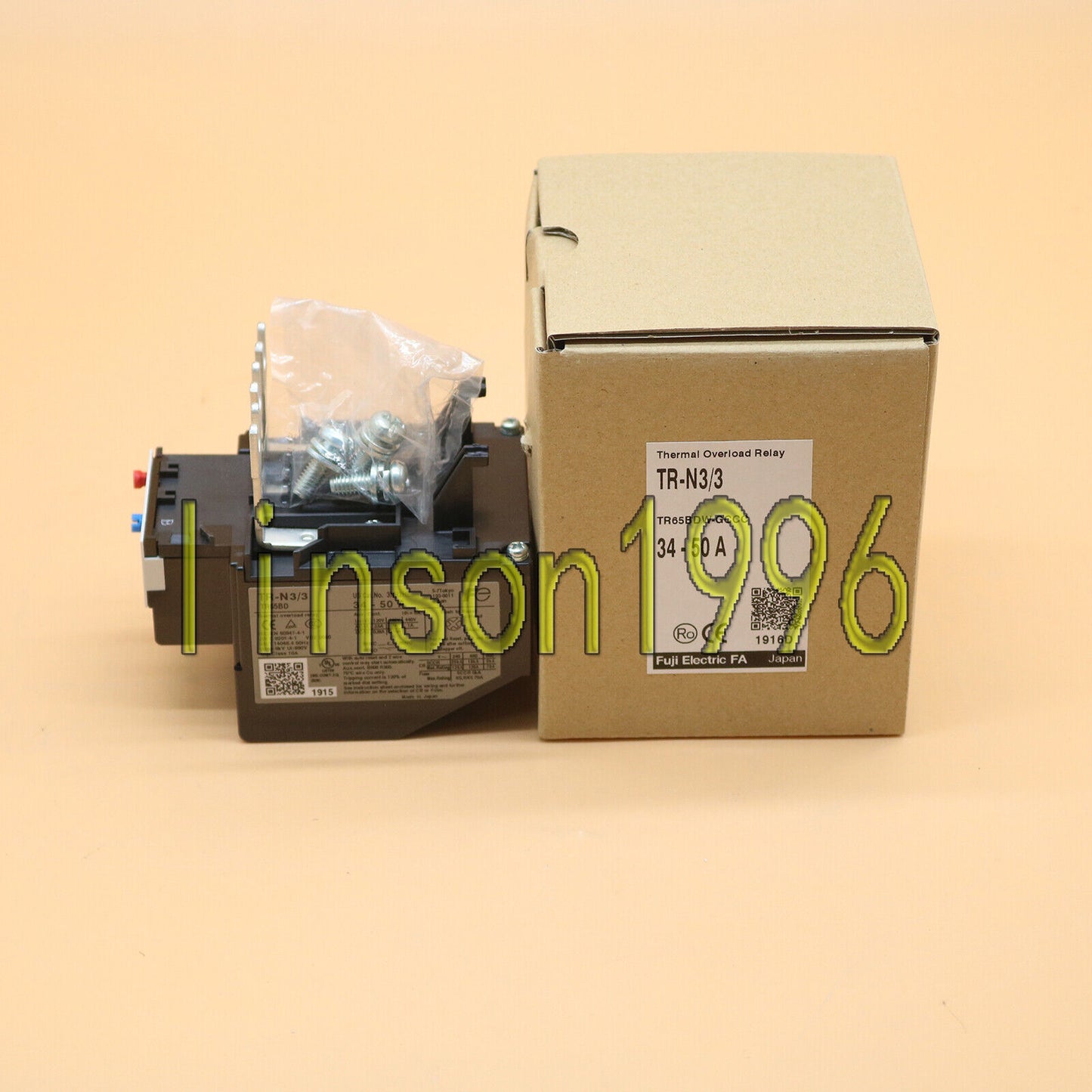 Fuji Thermal Overload Relay TR-N3/3 34-50A - FUJI
