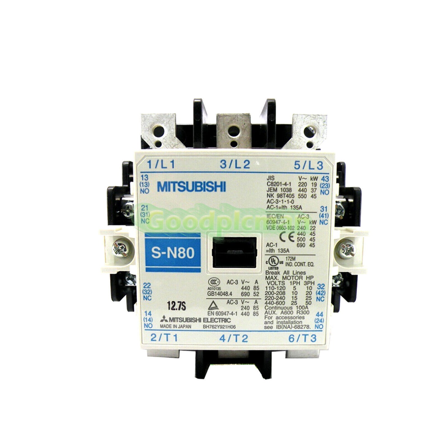 MITSUBISHI S-N80 Magnetic Contactor 110VAC 1Pcs/