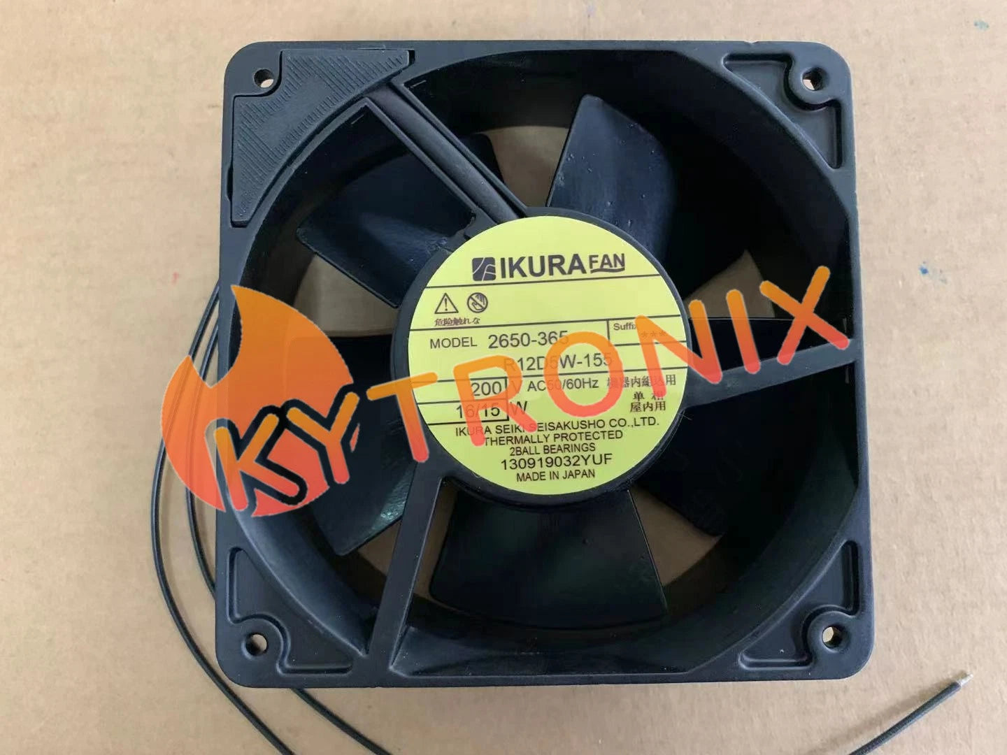 1 pcs IKURA 2650-365 R12D5W-155 16/15W high temperature resistant cooling fan