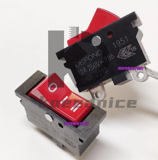 2PCS DEFOND DRB-2213 Rocker Power Switch Push Botton 4 Pin