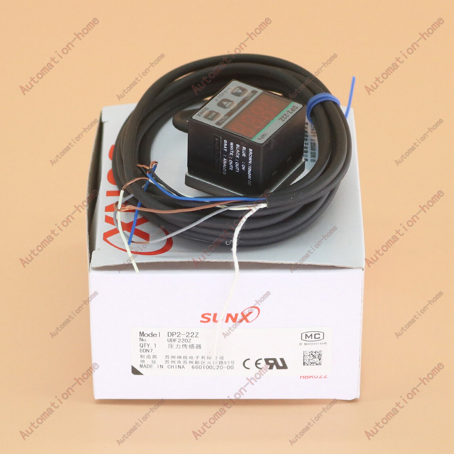 New Panasonic SUNX Pressure Sensor Model DP2-22Z - PANASONIC