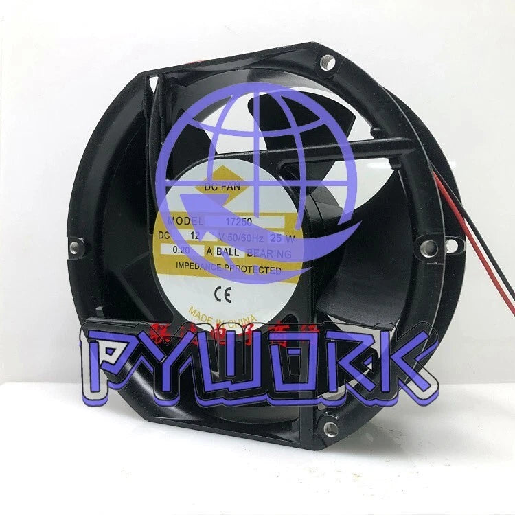 DC FAN 17250 12V 0.20A 25W 17CM inverter cooling fan#