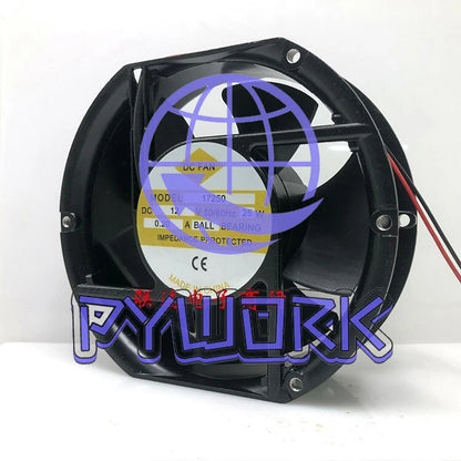 DC FAN 17250 12V 0.20A 25W 17CM inverter cooling fan#