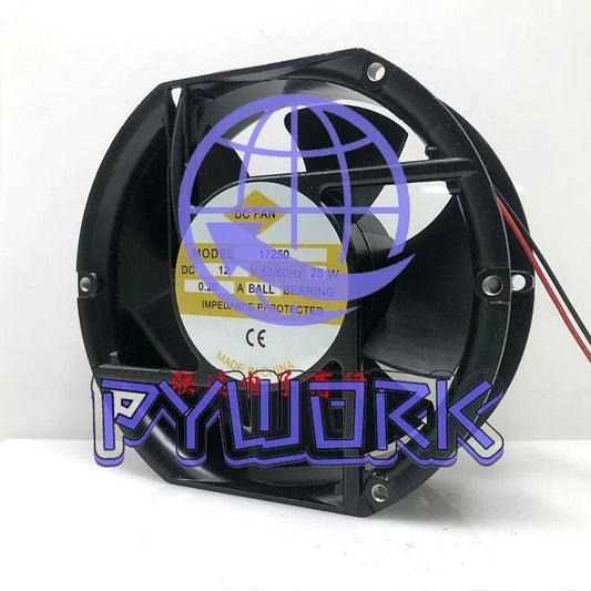 DC FAN 17250 12V 0.20A 25W 17CM inverter cooling fan#
