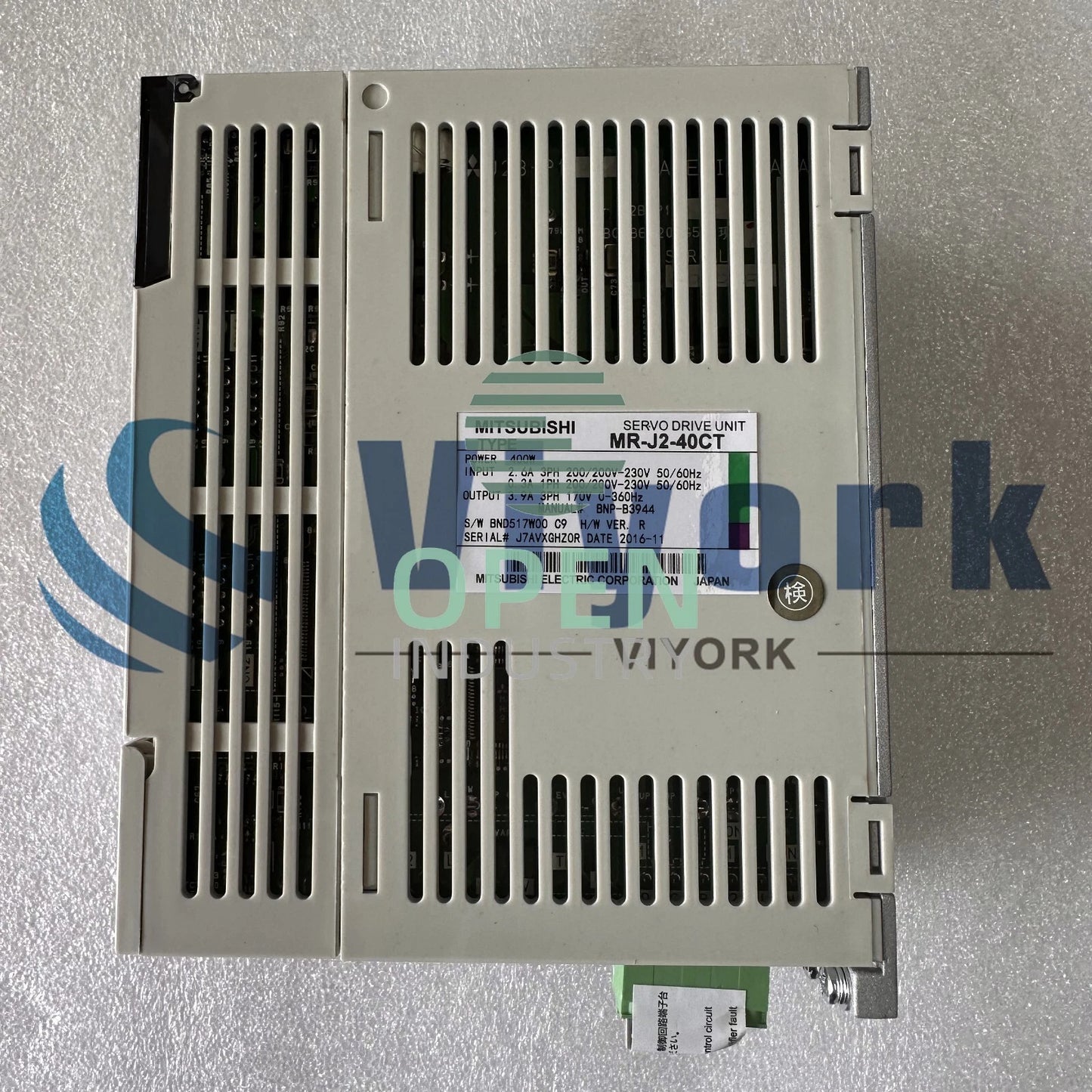 1PCS Mitsubishi MR-J2-40CT SERVO DRIVE 2.3AMP 0.4KW 200-230VAC 3P