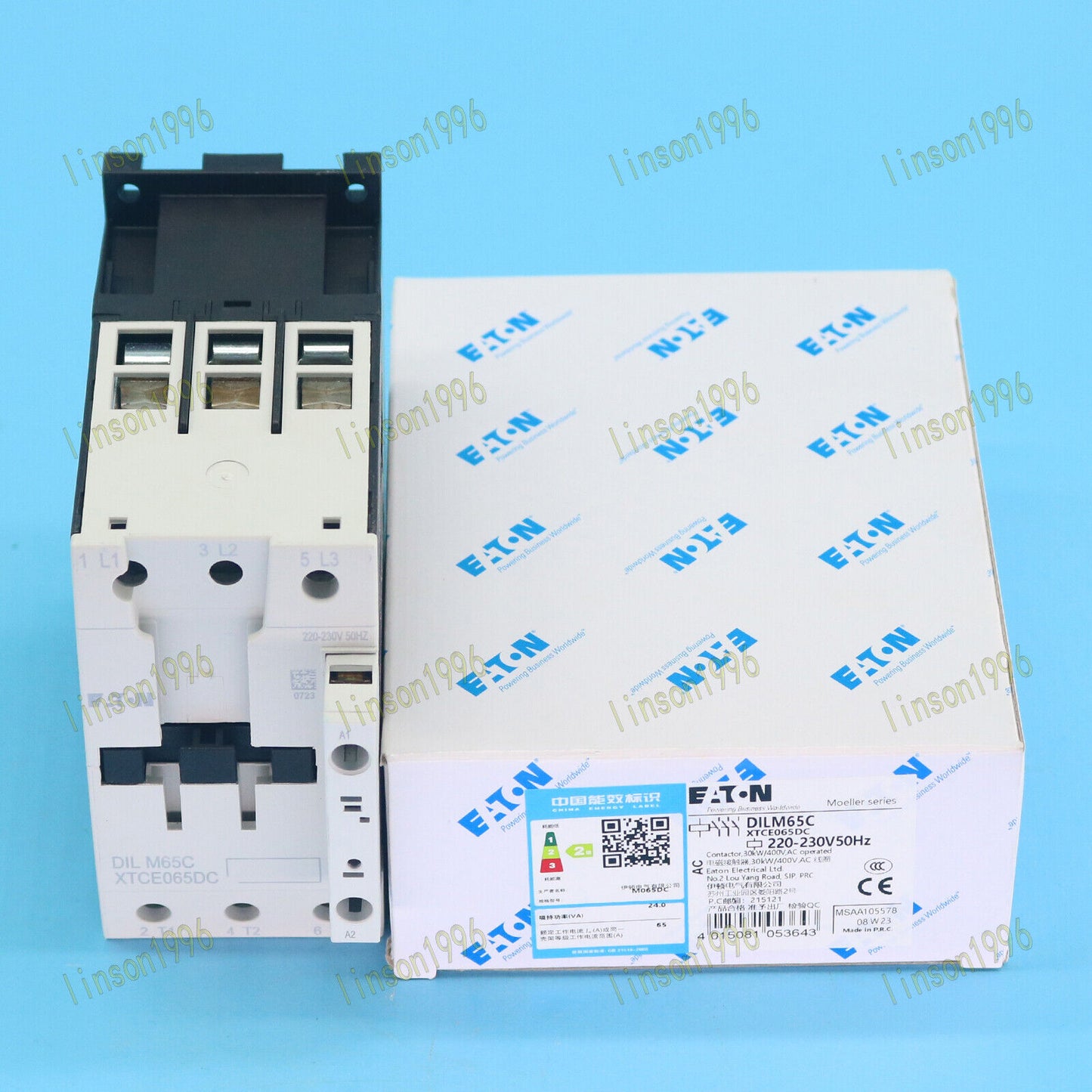 1-PC Eaton Möller DILM65C Contactor 220-230V 50Hz Fast Ship - EATON MÖLLER