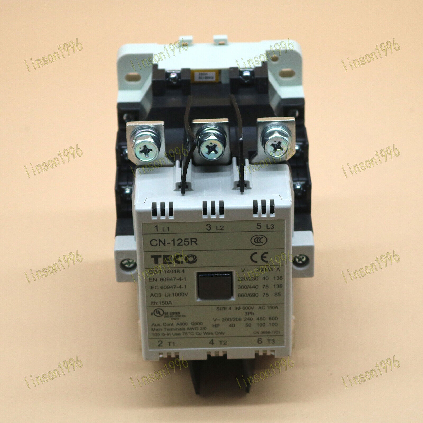 new 1PC  TECO CN-125R Magnetic Contactor 220V spot stocks TECO