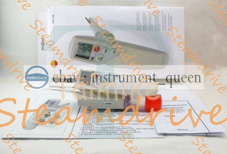 Testo 205 PH Meter Tester measuring instrument probe head for food 0563 2051