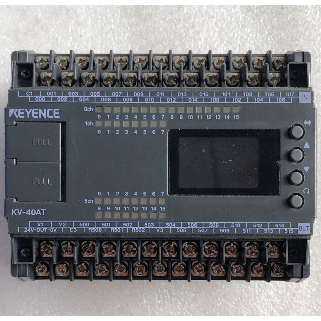 used ONE KEYENCE PLC programmable controller kv-40at | industrial automation | high precision control | kv-40at programmable controller - ONE KEYENCE PLC
