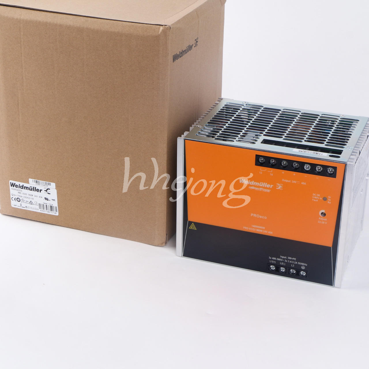 new Weidmüller Power Supply 1469560000 PRO ECO3 960W 24V 40A - WEIDMÜLLER
