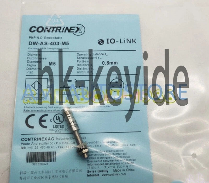 DW-AS-603-M5 FOR Small Proximity Switch Threaded Inductive 24V Sensor Contrinex