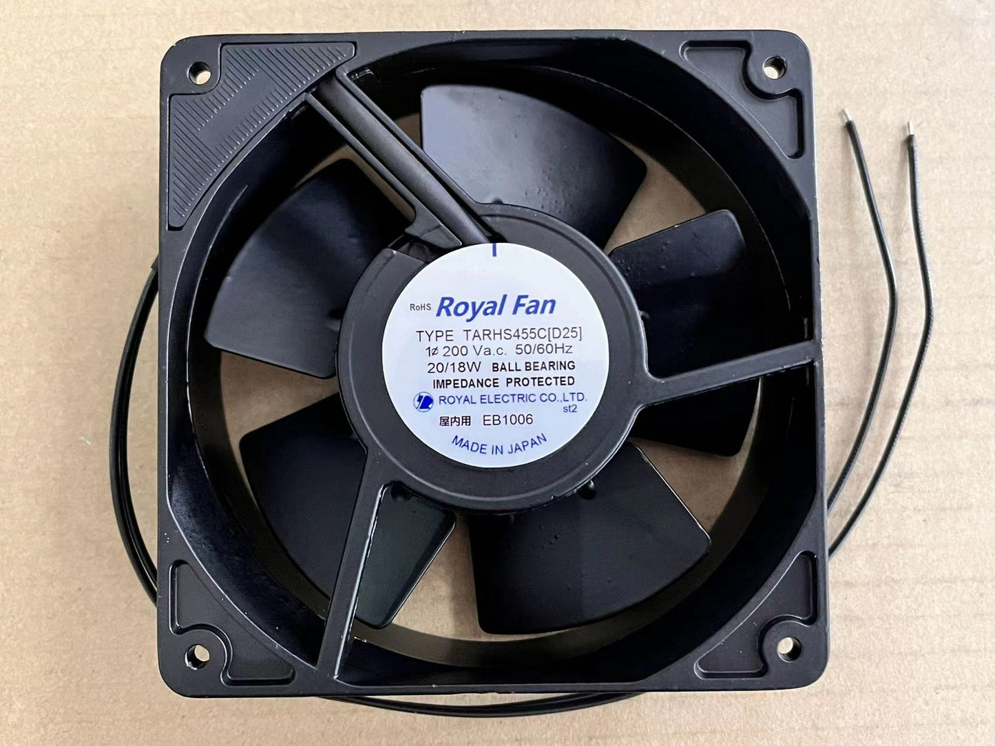 new for ROYALFAN TYPE TARHS455C[D25] 200V 20/18W High temperature cooling fan